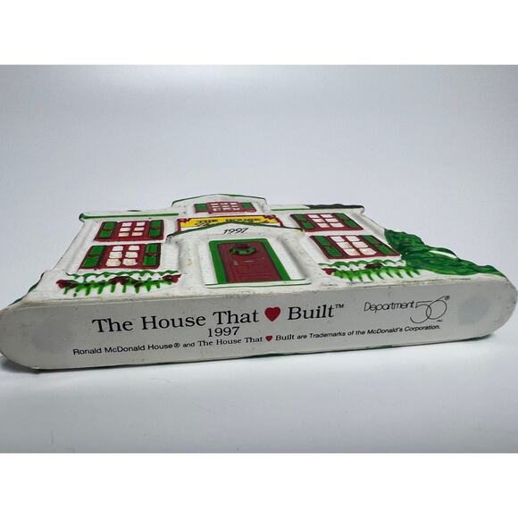 Dept 56 Snow Village The RONALD McDONALD HOUSE That Love Built 1997 Ornament - Picture 3 of 7
